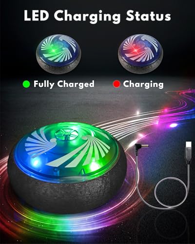 image for CT SPORTS Adjustable Tabletop Air Hockey Game – Battery-Free Fun wit