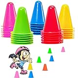 【Uso flexible】 Hay cinco colores brillantes, que se pueden colocar en forma recta o curva, los colores son brillantes y claros de un vistazo. Flexible y practico.