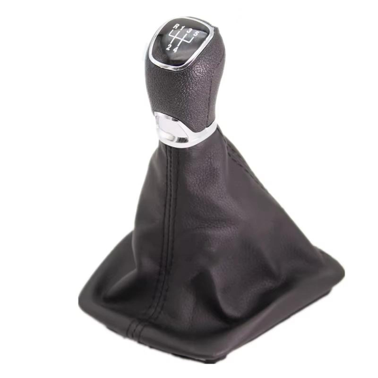 EFDDTBHE Compatible with Skoda for Octavia A6 5 Speed Gear Shift Knob with PU Boot Car Accessories Shifter Handle