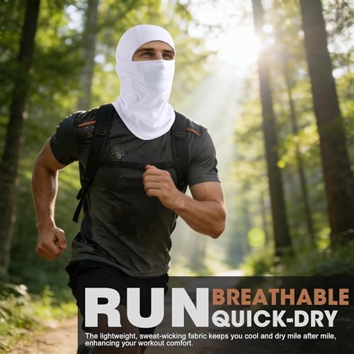 Image of WTACTFUL Breathable Balaclava Face Mask Men, Summer UPF 50+ Sun Protection
