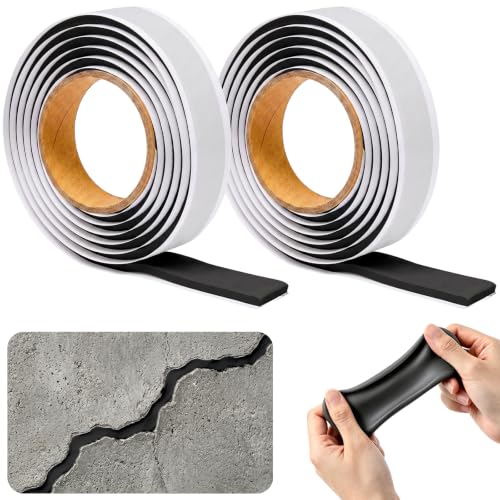 Image of U0U 2Pack Black Moldable Silicone Putty,5mm Waterproof Multi Purpose Butyl Seal Putty Tape,Plumbers Duct Seal Putty for Sink Drain Gap Wall Repair