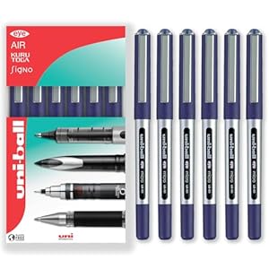 Uni-Ball Eye Micro UB-150 Gelschreiber Blau 6er Pack