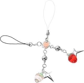 Generic 2 Peças Charme De Telefone Celular Para Mulheres Charme De Telefone Decoração De Telefone Fofa Alça De Telefone Encantos De Telefone Alça De Telefone Charme Chaveiro Charme Doce