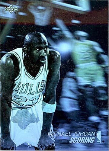 1991-92 Upper Deck Award Winner Hologram #AW1 Michael Jordan Scoring Leader NBA Basketball Trading Card