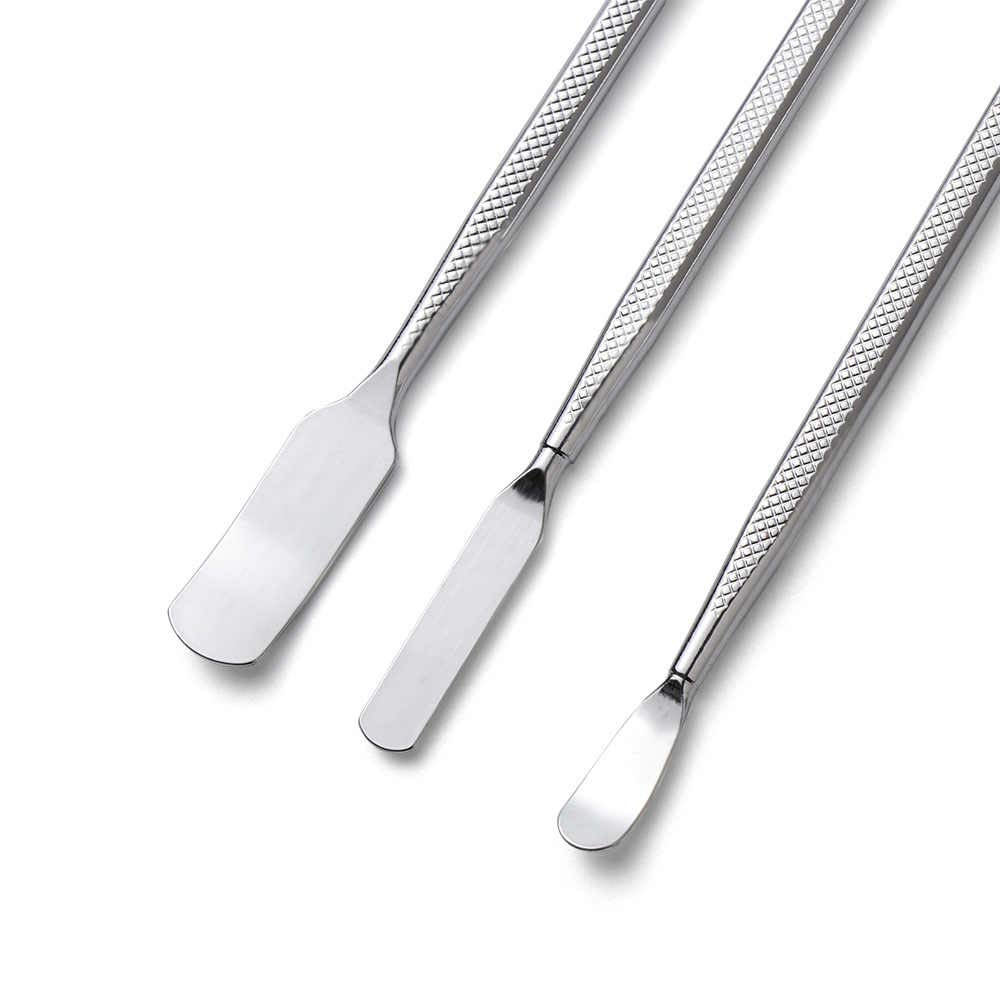 Axtella Set of 3 Metal Openers for Mobile Phone and Gadget Repairing Supporting Speeder Tools With 2 Plastic Spudger for Mobile Screen and Battery Removal and 1 Stainless Steel Non Magnetic Tweezer- Straight 1