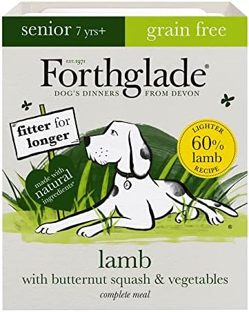 Forthglade Complete Natural Wet Dog Food - Grain Free Duck (18 x 395g) Trays - Adult Dog Food 1 Year+