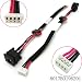 DC Jack Power Plug In Charging Port Connector Socket with Wire Cable Harness for Toshiba Satellite A300 A305 L505 L505D A500 A505 C650 C655 C655D C655-S5132 C655-S5137 6017B0196201