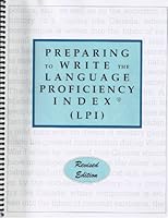 Preparing to Write the Language Proficiency Index 0888651902 Book Cover