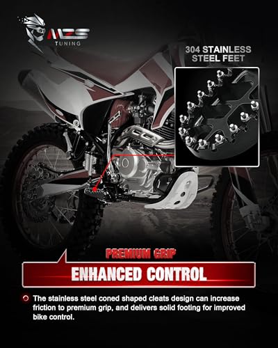 Image of MZS Dirt Bike Foot Pegs for KLX300 KLX300R KLX250 KLX250SF CR85R XR650L