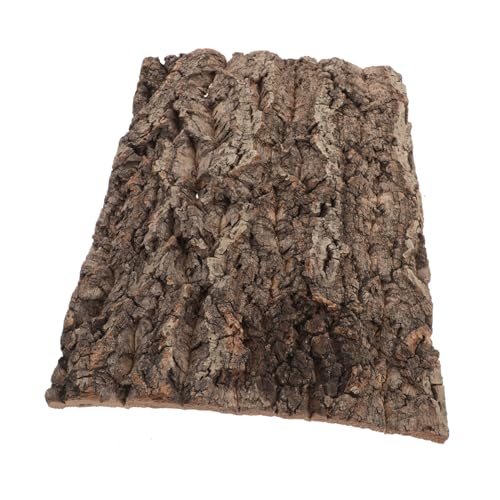 TOGEVAL 爬虫類水槽装飾用樹皮背景 樹皮装飾ボード テラリウムアクセサリー 魚の隠れ家 水槽 フトアゴヒゲトカゲ ヤモリ ヘビの生息地