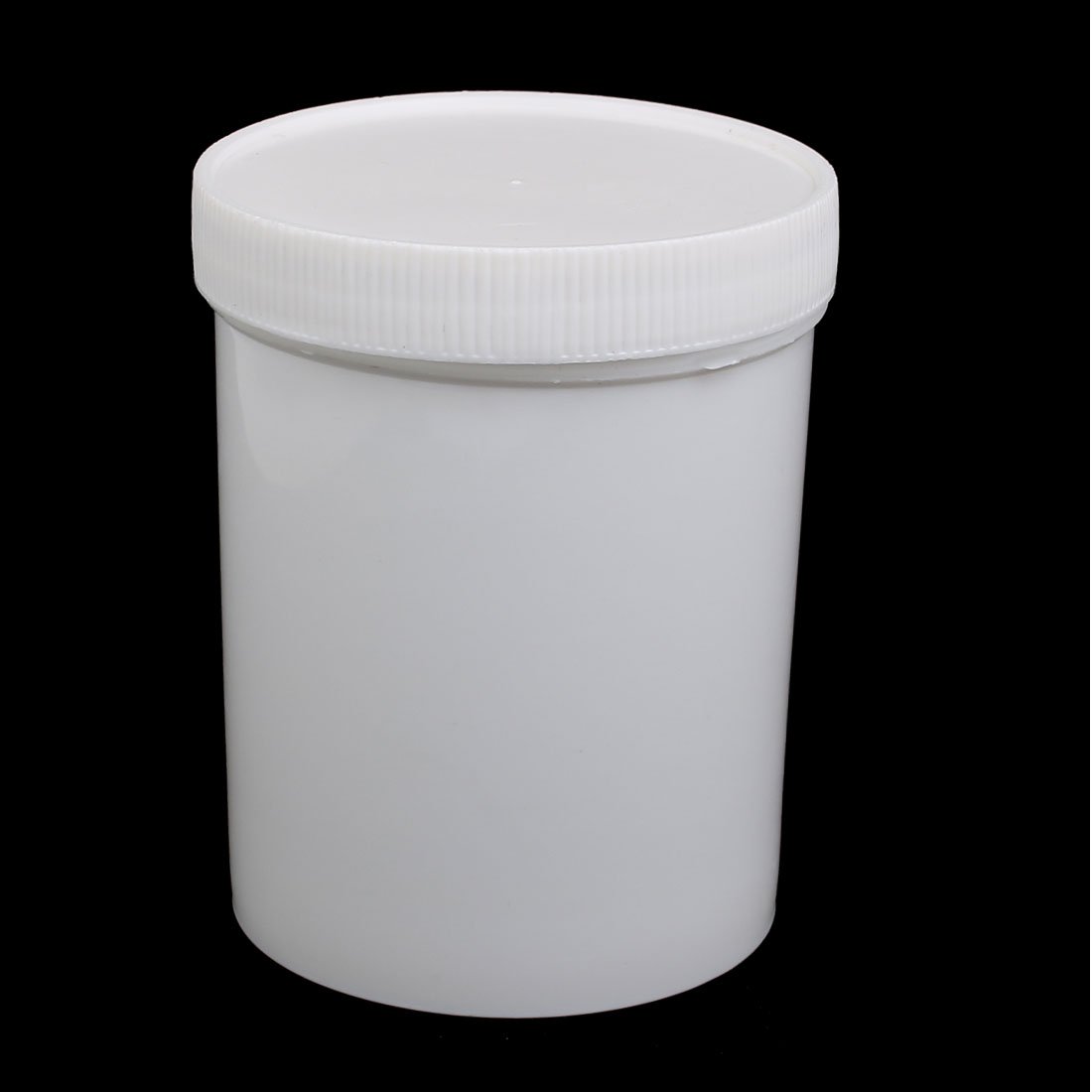 Aexit 2pcs 500ml gauge Plastic Round Mouth Sample Bottle White 90mmx115mm
