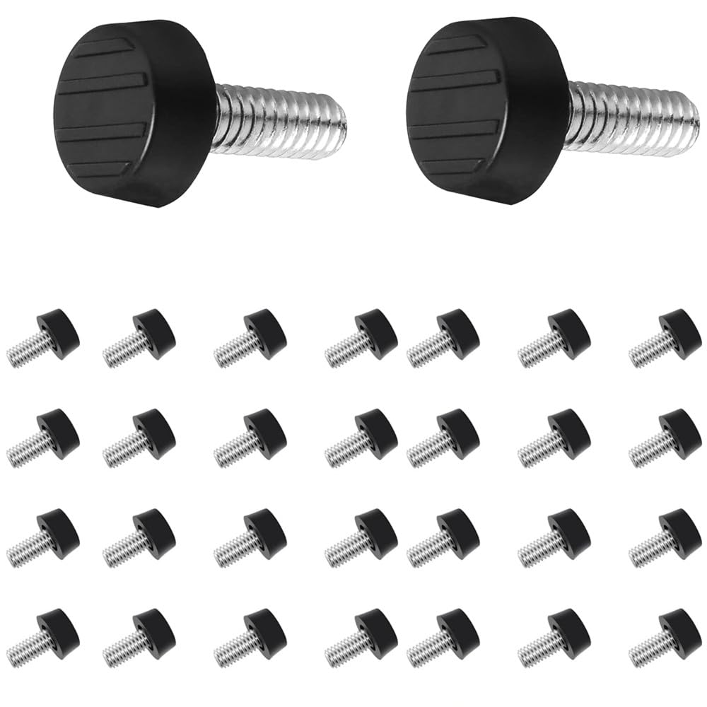 CuiCanfla 30 Pcs Furniture Levelers, M6 Thread Adjustable Feet Levelers, Adjustable Furniture Levelers Heavy Duty Adjustable Legs for Furniture, for Table, Chair, Furniture Legs