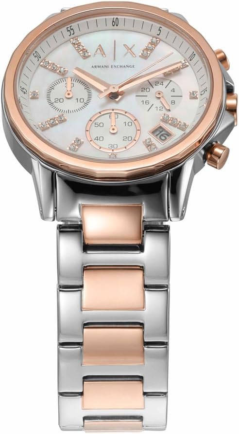 Armani Exchange A|X Women's Watch, Chronograph Watch for Women with Stainless Steel or Leather Band - Image 4