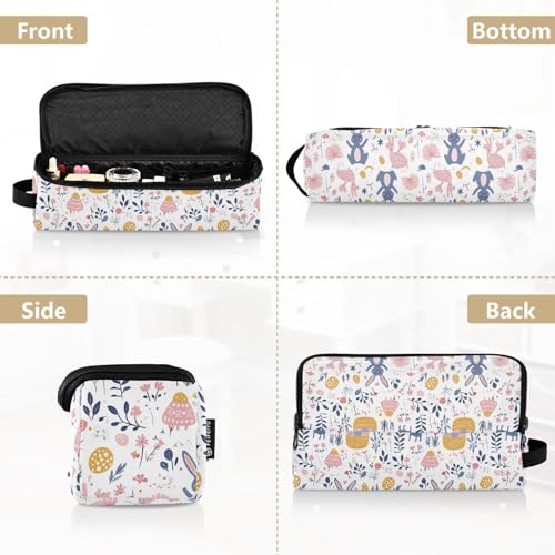 Bolsa de viaje resistente al calor Chick Easter Marble para herramientas de cabello, tapete aislante para planchas, rizador y accesorios de cuidado capilar, organizador portátil miniatura 5