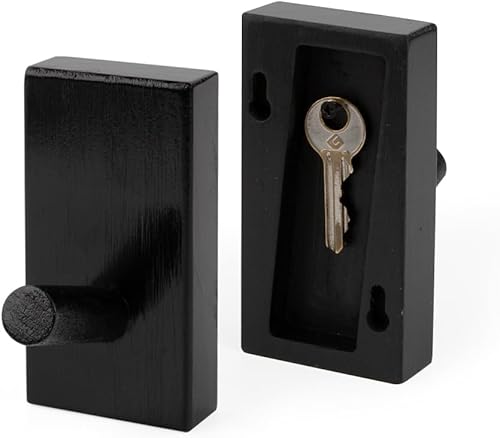 Ganchos de pared para sombreros con almacenamiento oculto para llaves, ganchos decorativos, organizador individual para sombreros, toallero con