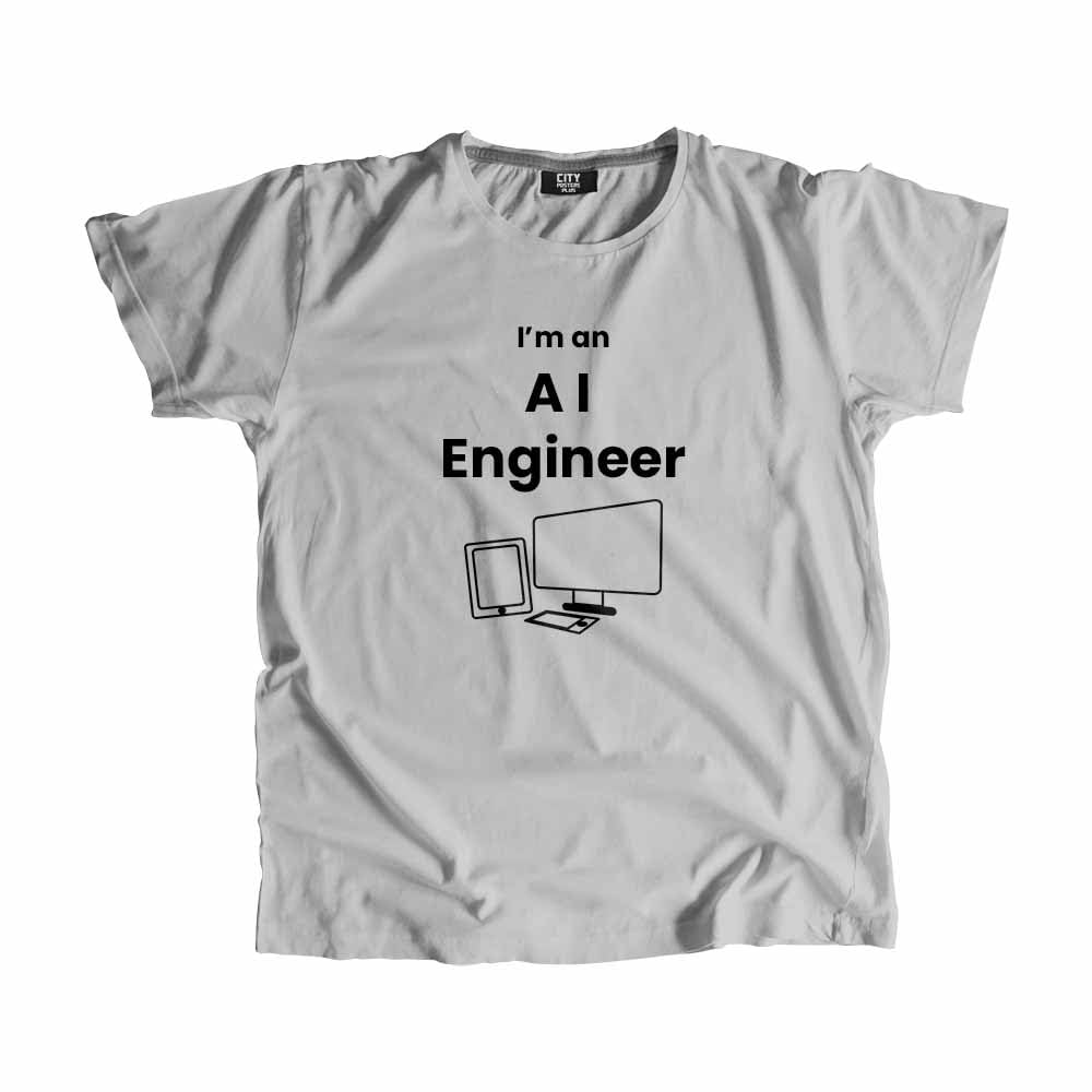 T-shirt AI Engineer coupe unisexe confortable contre le stress du code