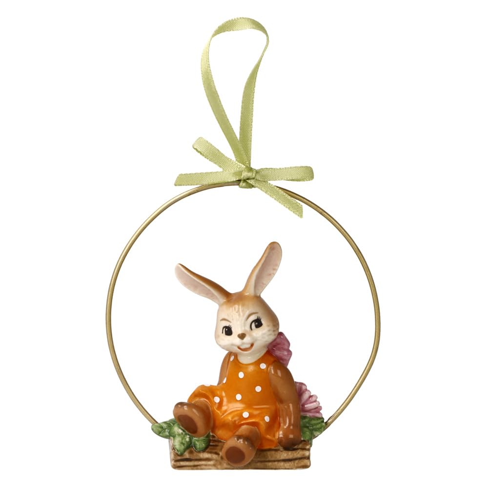 Goebel Hanging Ornament Rabbit Girl Mama's Favourite Easter