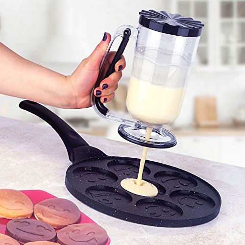 Distributeur de pâte avec couvercle 900 ml - Pour doseur de pâte - Pour doseur - Transparent