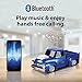 QFX Bluetooth 1956 Pickup Truck Replica Speaker, 3-inch Speakers, Hands Free Link, Built-in Microphone, FM Radio and LED Party Lights, Blue - BT-1956 BL
