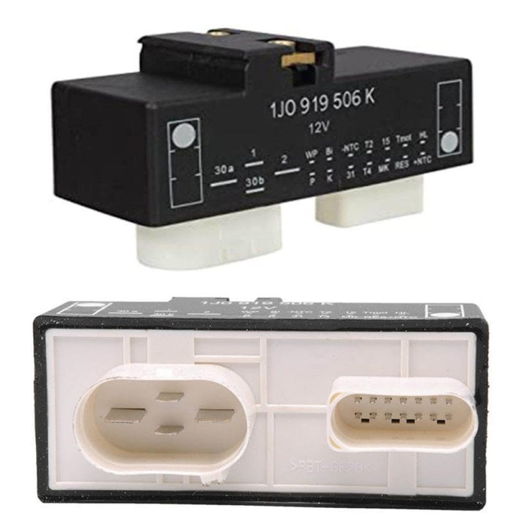Cooling Fan Control Relay Module 1J0919506K 1J0 919 506 K 1J0 919 506K Compatible with A3 TT Beetle (Car) MK4
