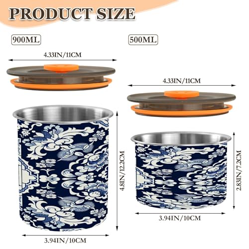 Envase hermético para café de acero inoxidable 30 oz miniatura 3