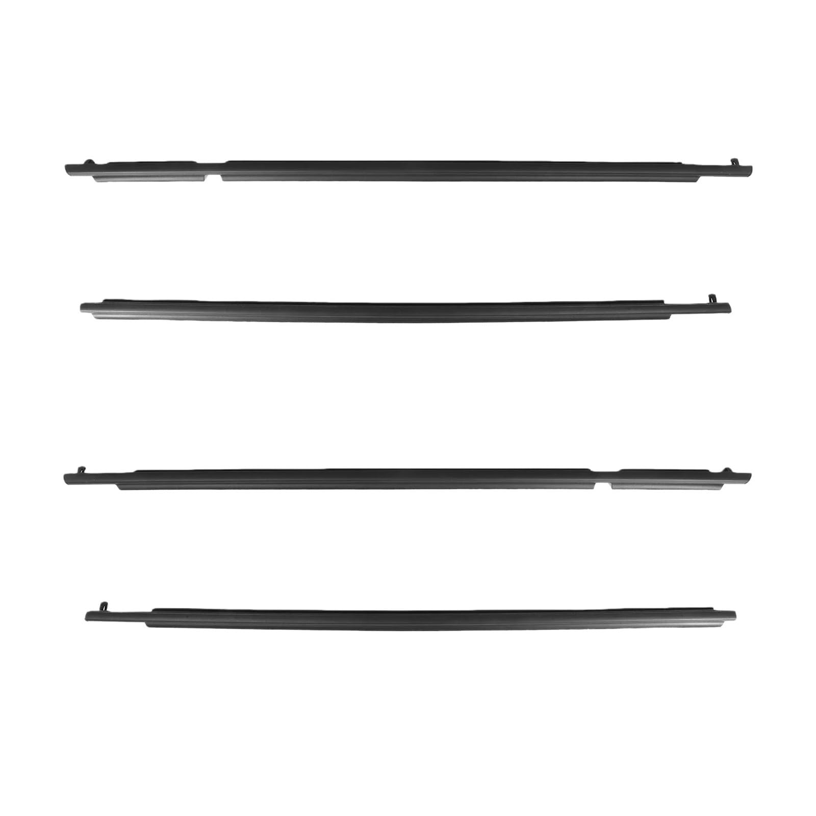 Watjcse One Color Car Window Rubber Sealant Strip Side Door Window Weatherstrip Rainproof Strip Trim Compatible With Toyota Rav4 2006-2008 Long Version Only