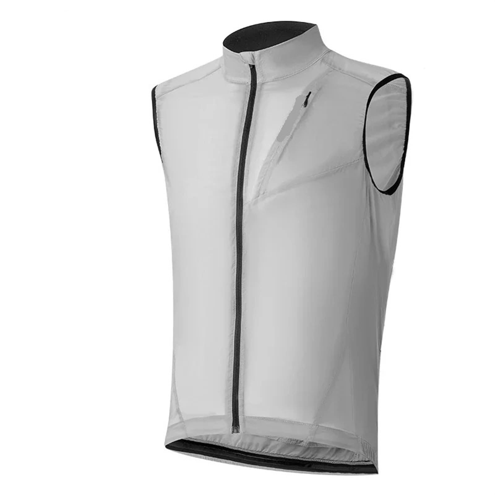 Chaleco Ciclismo Chaleco de ciclismo Chaqueta bicicleta impermeable y transpirable seguridad reflectante deportivo ligero for correr al aire libre a prueba viento