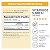 NatureWise Vitamin D3 5000iu (125 mcg) 200-Day Supply for Immune Support, Healthy Muscle Function, and Bone Health - Non-GMO, Gluten Free in Organic Extra Virgin Olive Oil, (Mini Softgel), 200 Count #5