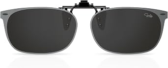 Goiteia Polarized Kids Clip on Sunglasses over Prescription Glasses for Boys/Girls,Suit for Granny Glasses,UV Protection