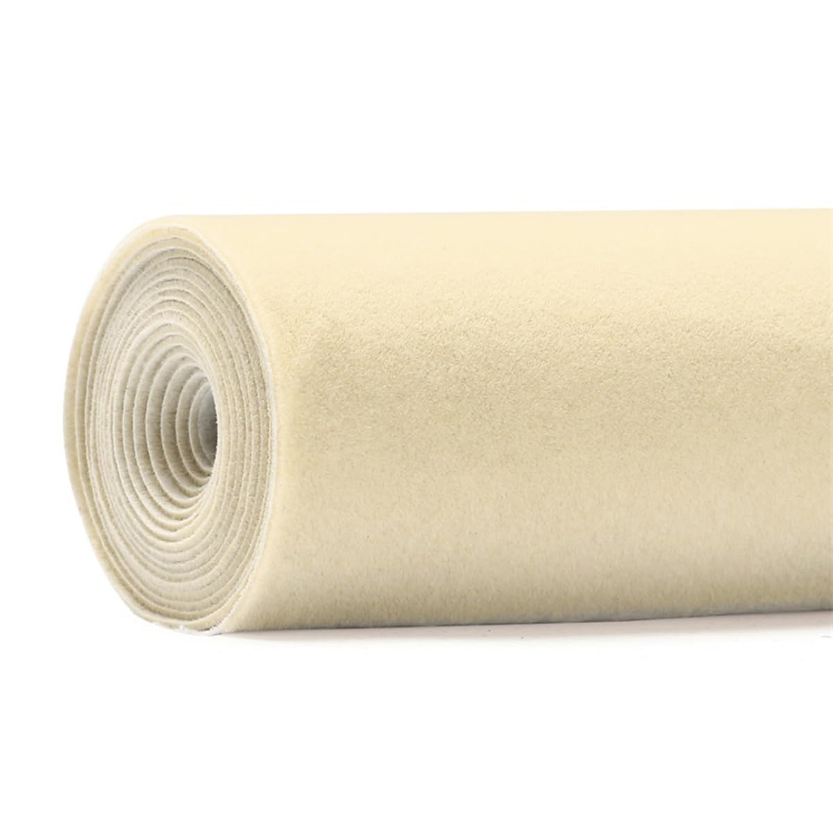 Self-Adhesive Velvet Fabric Sticky Flocking Fabric 59 * 19.68 inches for DIY Projects(8 Apricot)