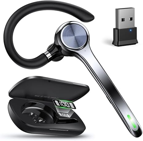Auriculares Bluetooth Ngsod G7 con Cancelación de Ruido y Estuche de Carga