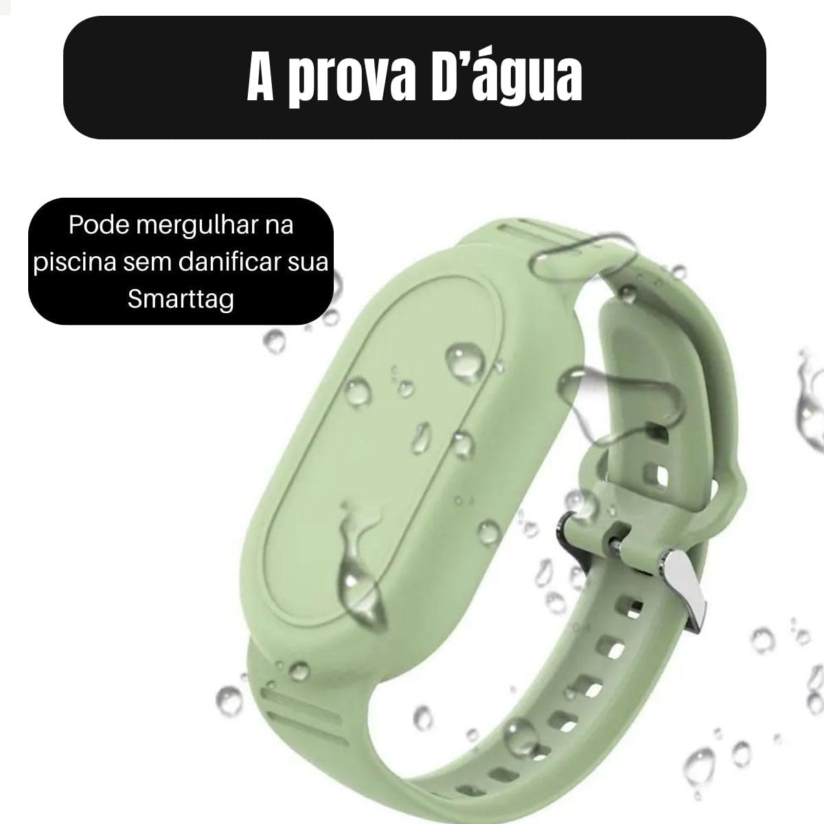 Pulseira para SmartTag 2 Localizador Silicone Á Prova D’Água Capa Infantil Idosos