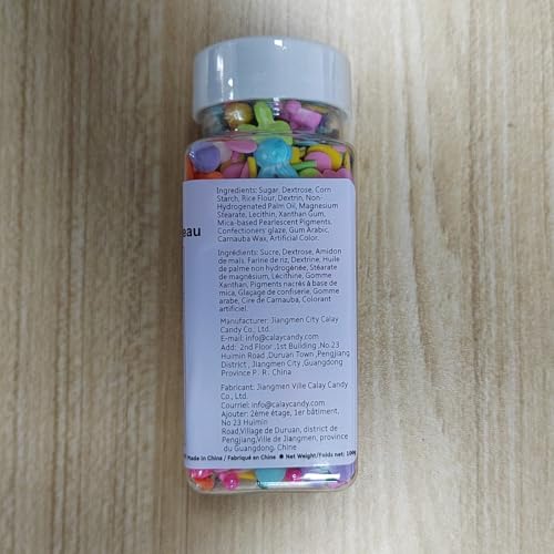 Image of Easter Sprinkles Rabbit Bunny Carrot Edible Sugar Pearls for Cake Decorating Easter Cupcake Cake Toppers Baking Cookie Pearl Cake Decorations Valentine's Day Halloween Supplies