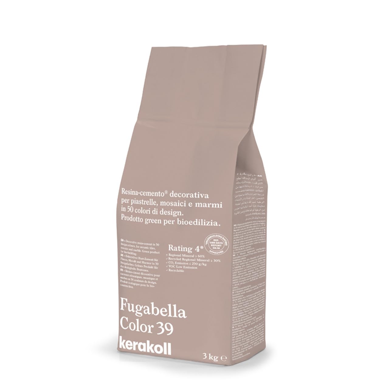 Kerakoll Fugabella Color Grout 3kg, 50 Colours (39, 3kg Bag)