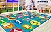 Flagship Carpets ABC &123 Animals Carpet for Childrens Classroom Area Rug or Bedroom, Playroom Mat or Teaching Area for Kids Playtime and Reading, (Seats 24), 7'6