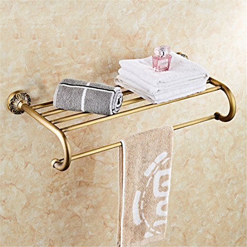 D&D-Bathroom Accessories Accesorios de Baño Set/montado en Pared/Unión Cobre Bronce Antiguo baño Conjunto Colgante toallero archaize Tejido Caja Rack Cover