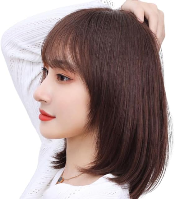 ☆サラサラ高級人毛100%☆ショート①ブラウン フルウイッグ ☆サラサラ高級人毛100%☆ショート①ブラウン フルウイッグ