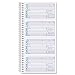 Adams Spiral Bound Phone Message Book, Carbonless Duplicate, 4 Messages per Page, 600 Sets per Book (SC1164D)