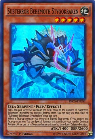 YU-GI-OH! - Subterror Behemoth Stygokraken (INOV-EN083) - Invasión: Venganza - 1ª Edición - Super Rare