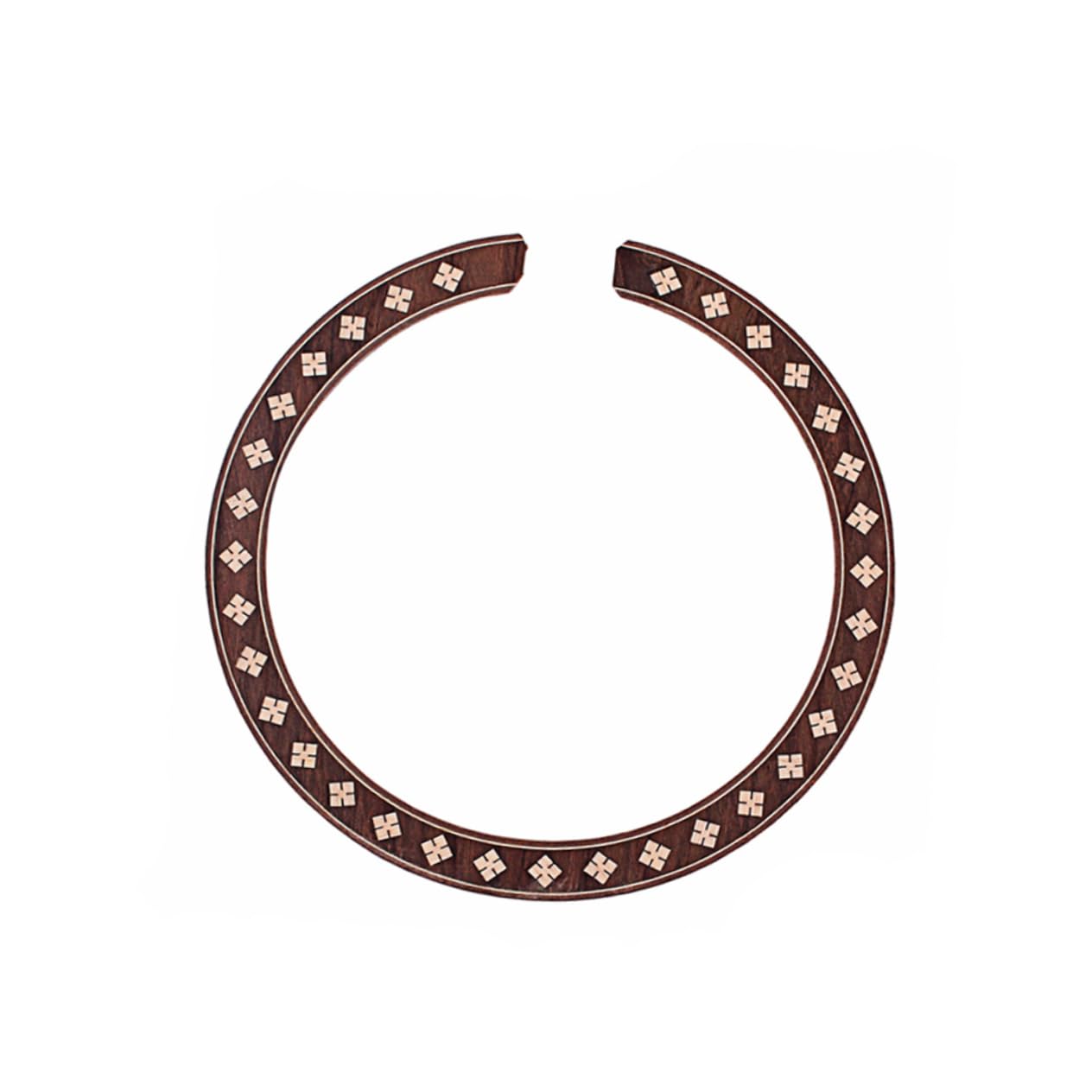 Kisangel Guitar Rosette Curved Strips Easy Apply Sound Hole Inlay Guitar Decals