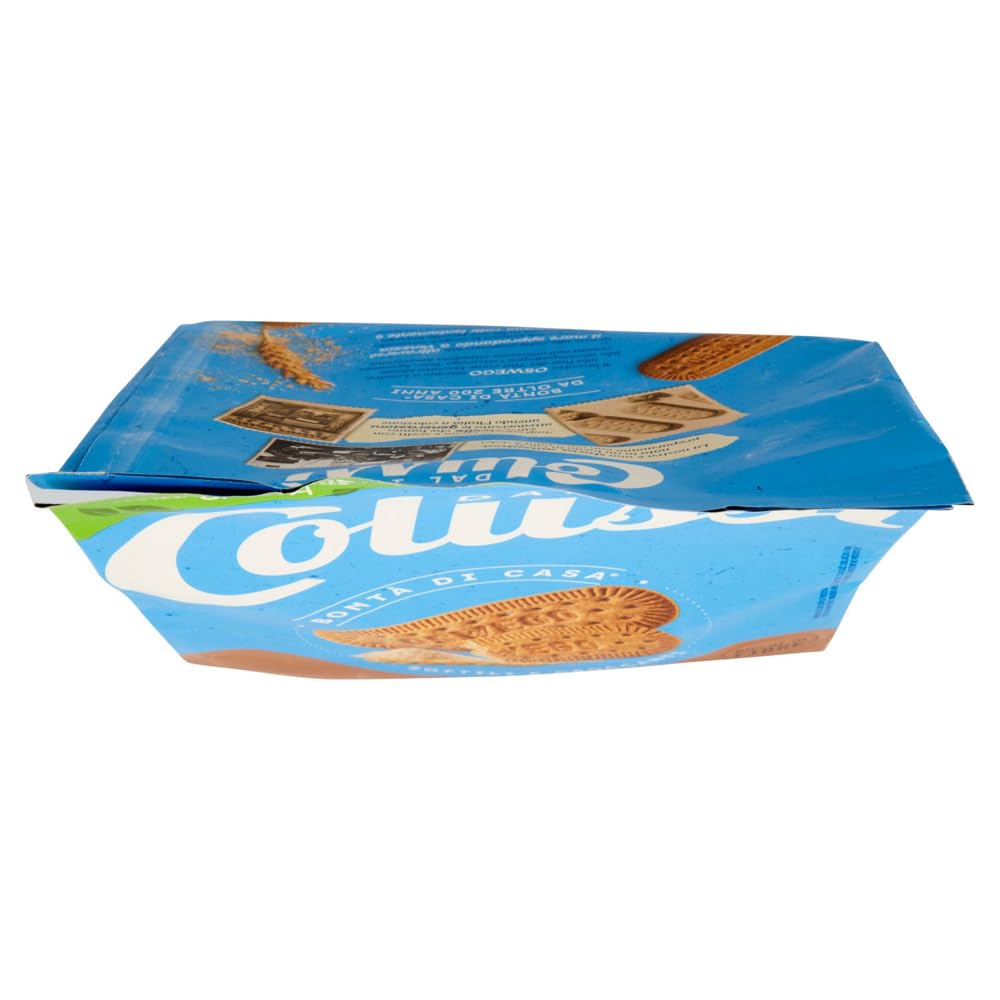 Colussi Biscotti Oswego Integrali Lot de 6 biscuits complets avec sucre brun et farine de céréales, sachet de 450 g + 1 sachet de thé glacé San Benedetto au citron sans sucre 330 ml