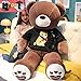 Zhyaj Nounours en Peluche - XXL Géant Ours en Peluche - Ourson Géant Moelleux - Idéal Cadeau Anniversaire/Décor pour La Chambre,D,140CM