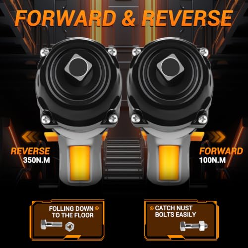 DEKOPRO 4-Amp Corded Impact Wrench Set