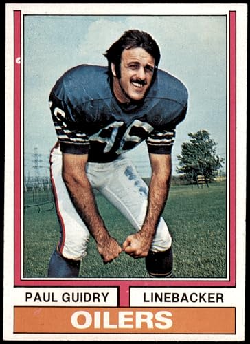 1974 Topps #22 Paul Guidry Houston Oilers (Football Card) NM/MT Oilers McNeese St