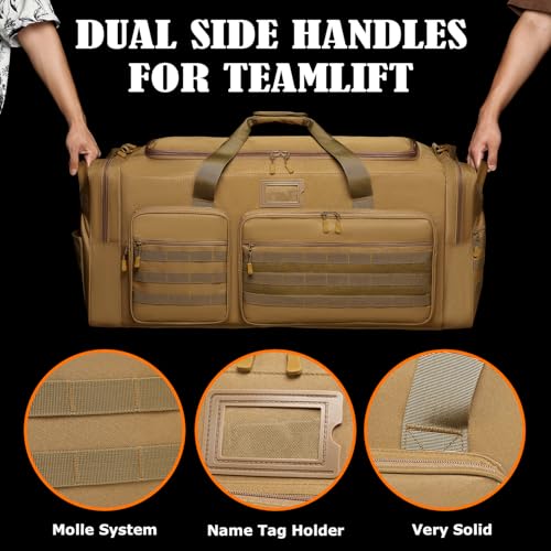 Image of 130L Extra Large Duffle Bag for Men, Heavy Duty Large Duffle Bag for Travel