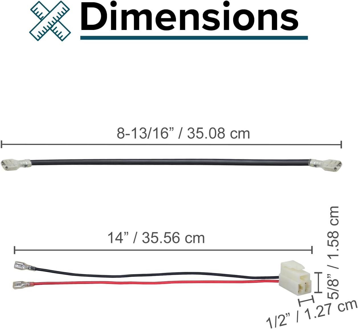 AlveyTech Premium 24 Volt Battery Pack for The Razor E150 Electric Scooter (5 Ah, Versions 1-5) - Replacement Set of 2 Rechargeable AGM Batteries with Wiring Harness