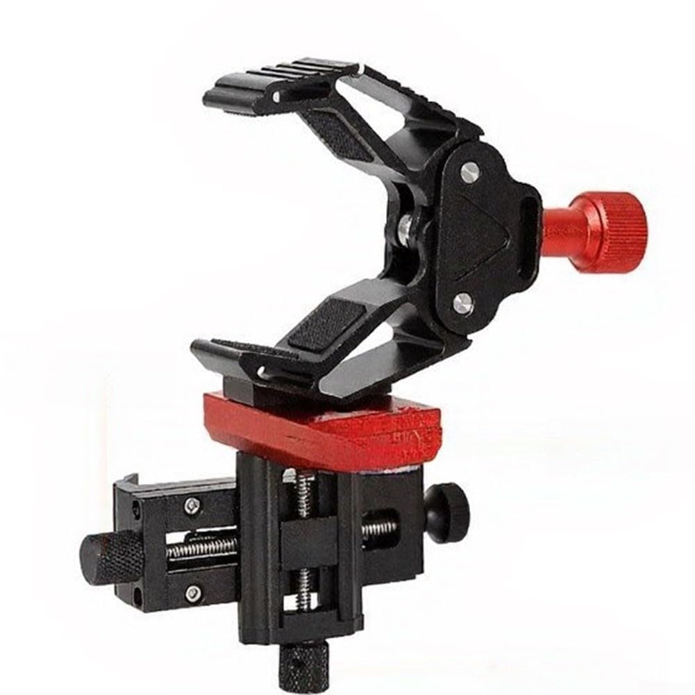 Adattatore Binocolo Microscopio Lega Alluminio per robusto Adattatore | Lega alluminio leggera, compatibile 20-60mm, ideale per telescopi astronomici e terrestri, finitura antiscivolo