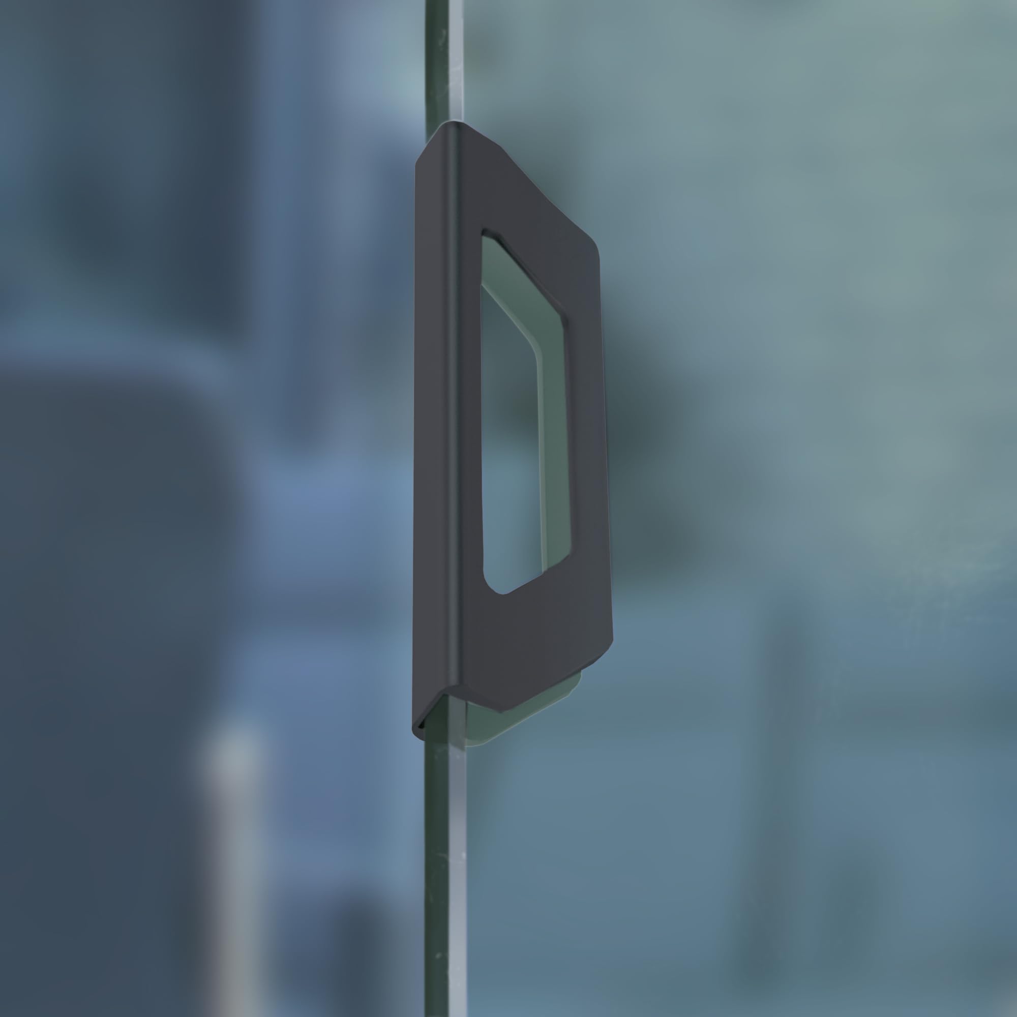 DreamGarden Türgriff Aluminium Anthrazit – Griff für Glasschiebewand & Glasschiebetür, stabiler Alu Griff für Schiebetüren im Garten, Wintergarten & Terrasse, für 10mm Glas