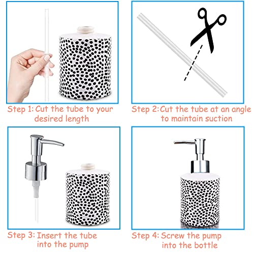 4 Pezzi Parti della Pompa per Lozione, Pompa per