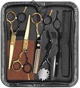 ETHTXE Professional Hair Cutting Scissors, 6.5" Barber Scissors Stainless Steel Salon Thinning Sh...